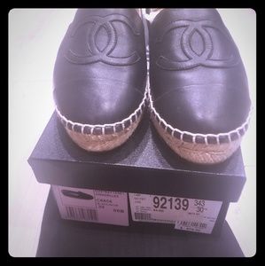 CHANEL Lambskin Espadrilles